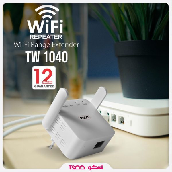 ریپیتر روتر بی‌سیم تسکو مدل TW 1040 - تصویر 3