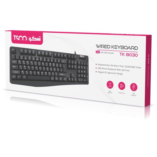 کیبورد تسکو مدل TK 8030 - تصویر 4