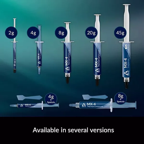 خمیر سیلیکون 8 گرمی Arctic MX4 ابی (100% اورجینال)